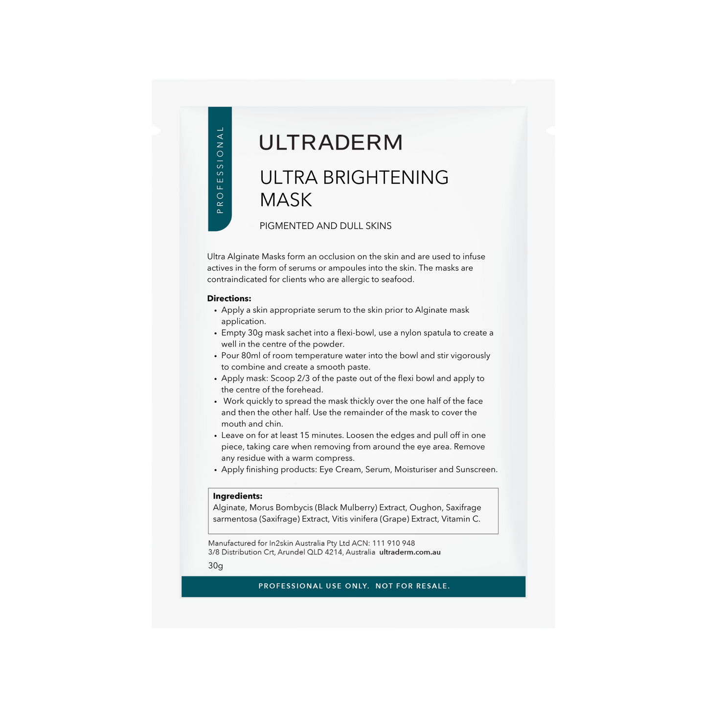 PRO Ultra Brightening Alginate Mask (6pk)