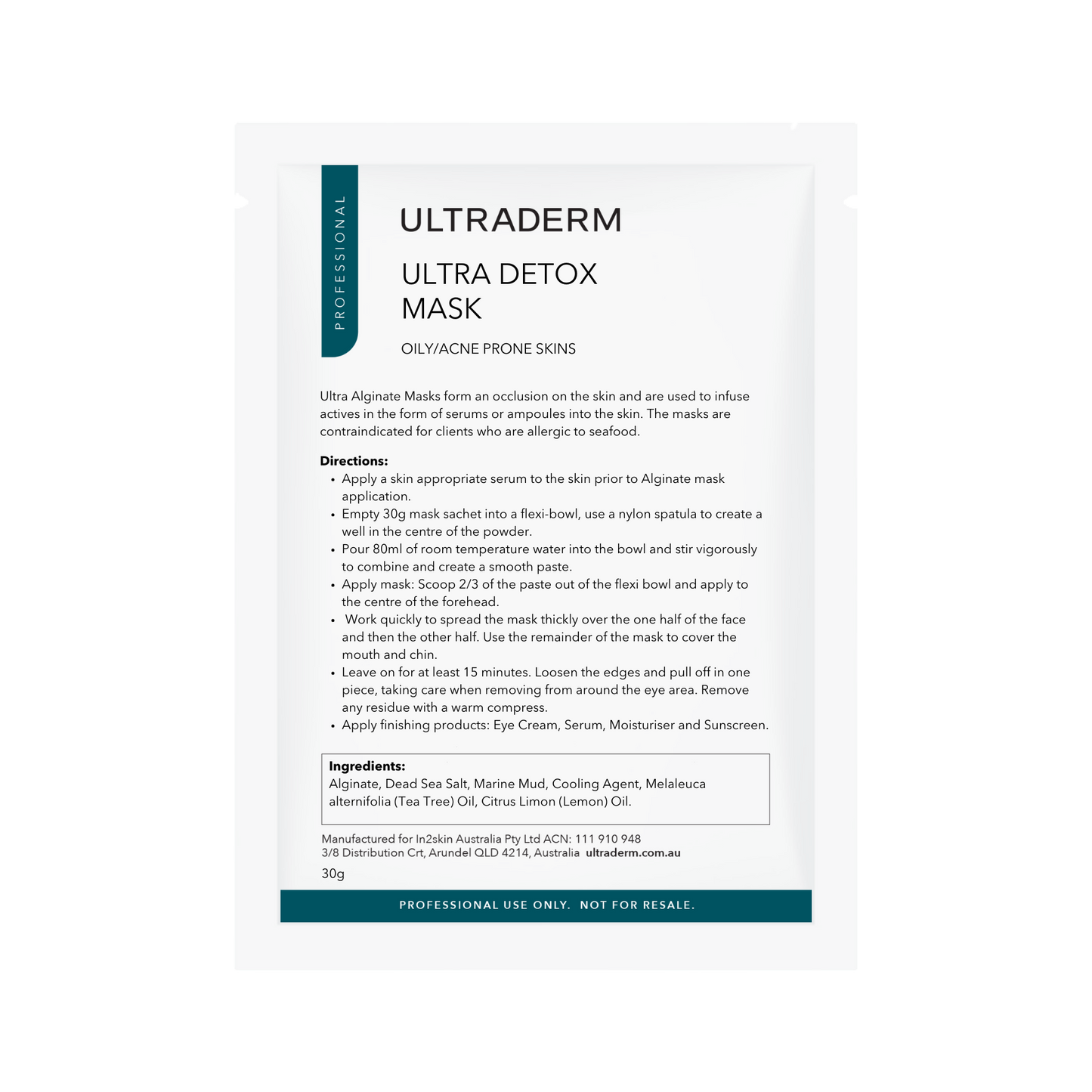 PRO Ultra Detox Alginate Mask (6pk)