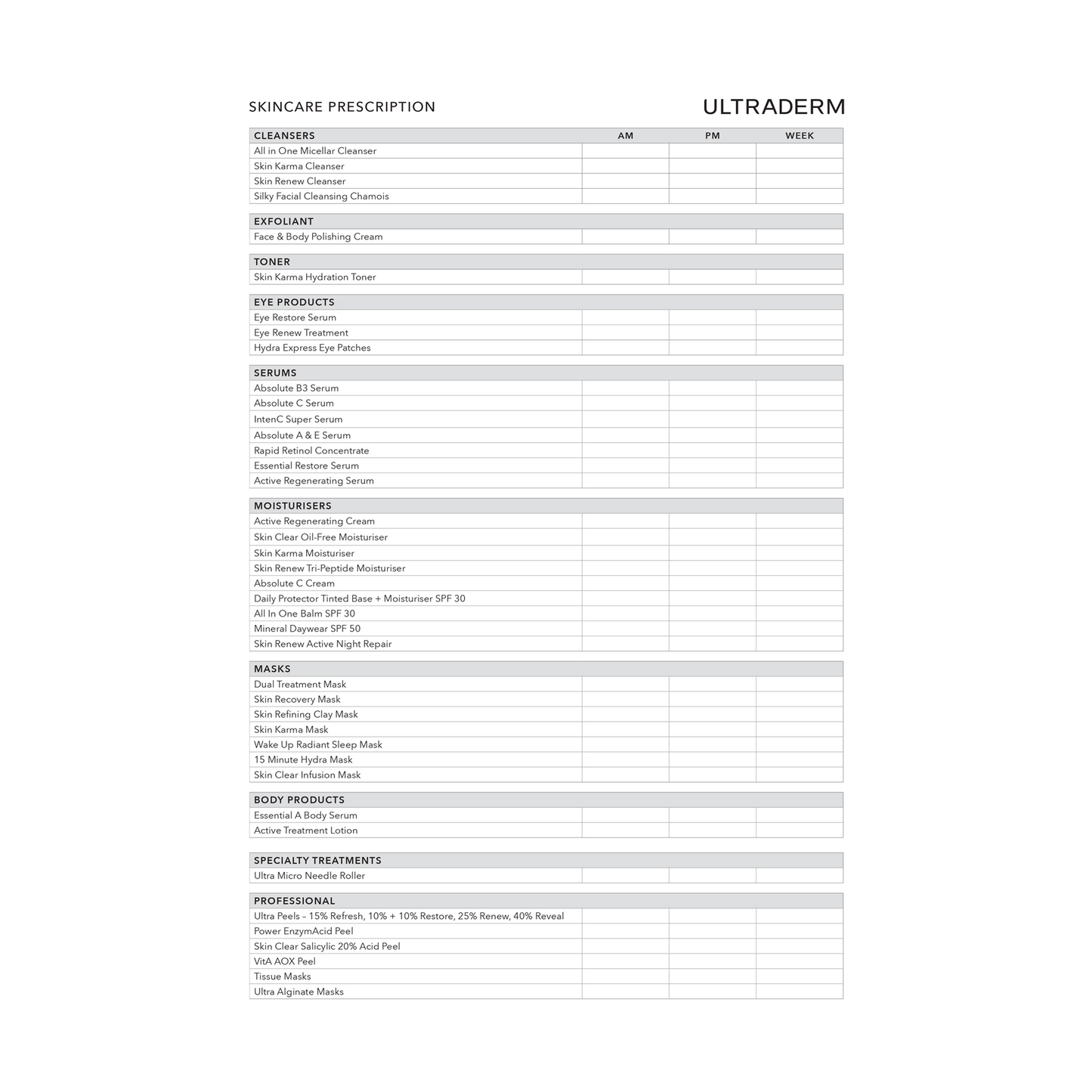 Prescription Pad