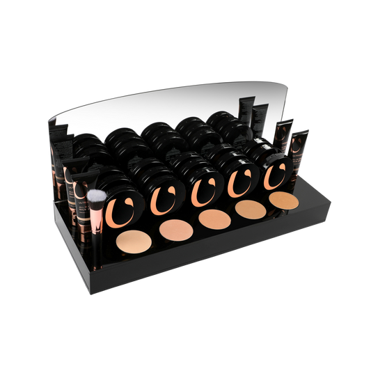 All In One Mineral Foundation Powder Counter Unit